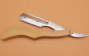 ด้ามจับไม้มีดโกนหนวดตรงแบบเปลี่ยนได้ทำจากสแตนเลสพร้อมโลโก้ออกแบบได้ตามต้องการ - Product Image 4