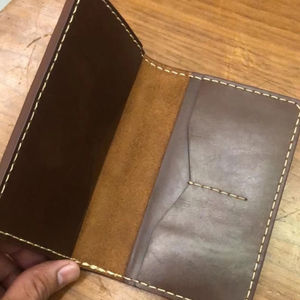 Cartera unisex de cuero para pasaporte, funda para hombre, funda de bloqueo de fábrica, para mujer - Product Image 1