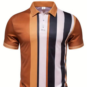 Nueva Camiseta Polo Premium Elegante para Hombre, Camisetas Casuales de Corte Ajustado, Estilo Veraniego para Actividades al Aire Libre, Venta al Por Mayor con Logotipo Personalizado - Product Image 1