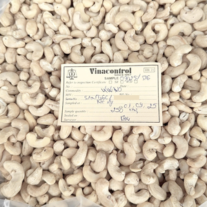 เม็ดมะม่วงหิมพานต์ดิบเกรด W240 จากโรงงานเวียดนาม คุณภาพเชิงพาณิชย์ อบแห้ง ซานติโก รับผลิตแบบ OEM ODM - Product Image 1