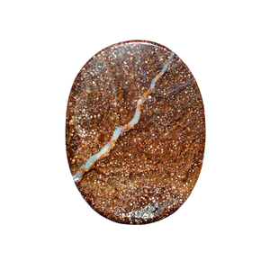 โอปอลโบลเดอร์ รูปไข่ 12x16 มม. แบบหลวม ผิวเรียบ ทรงคาโบชอง โอปอลธรรมชาติจากออสเตรเลีย โอปอลไฟ  หินมีค่า  แบบหลังแบน สำหรับทำเครื่องประดับ - Product Image 2