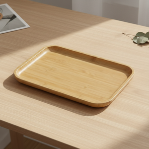 Plateau de service en contreplaqué de qualité supérieure 3203031-26X16, durable pour un usage quotidien, pour service à thé - Product Image 1