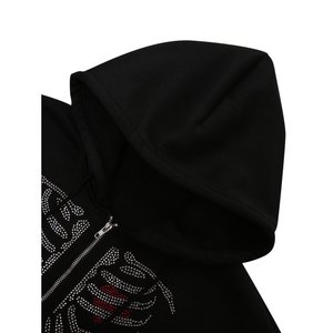 Sweat à capuche unisexe Hip Hop de haute qualité, sweat à capuche surdimensionné avec fermeture éclair pour automne et hiver, Style Oem - Product Image 4