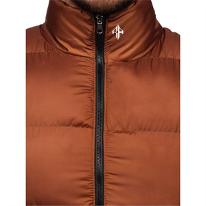 Nouvelle veste d'hiver tendance personnalisée avec logo, 100% polyester respirant, veste matelassée à fermeture éclair imprimée par MIANBRO ENTERPRISES - Product Image 5