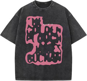 La mejor ropa de calle, camisetas lavadas con ácido para hombre, diseño personalizado, lavado, más vendidos, 100% algodón, ajuste Regular, estampado de punto - Product Image 5