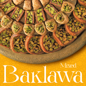 Exquisite Oriental Protein <strong>Nuts</strong> Snack Dessert Honey Sweet 200g Tin Can Mixed Baklawa Assortment Fresh Style Bulk Bag Rates - Product Image 1