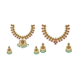 Zircon Antique Wedding <b>Necklace</b> 190392 - Product Image 1