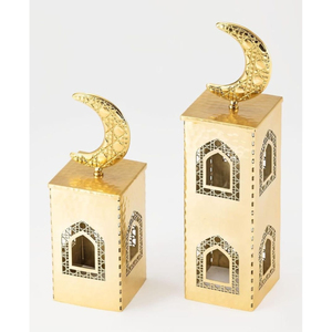 Décoration de minaret de mosquée Parure de tour islamique de forme personnalisée à prix attractif Ornements du Ramadan par les fournisseurs indiens - Product Image 1
