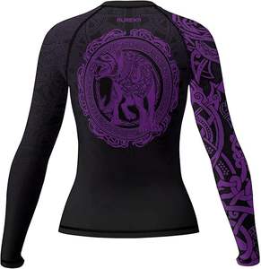 Waseem Impex OEM Customizable MMA Rashguard Compression Pant Set 100% Polyester Workout Compression Wear Quick Dry Martial Arts - Product Image 3