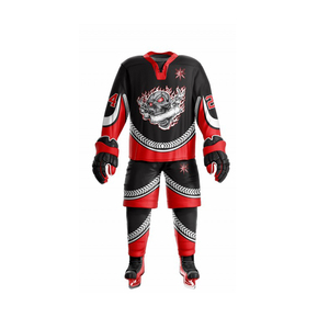 Uniforme de hockey sur glace professionnel personnalisé de haute qualité 100% polyester respirant à séchage rapide unisexe adulte nouveau design tendance - Product Image 4