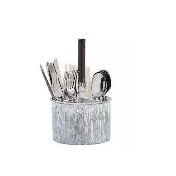 Indiano Exportador Fornecedor Galvanizado Personalizado Titular Caddy Em Forma De Metal Caddy Utensílios Para Cozinha Acessórios New Metal Caddy