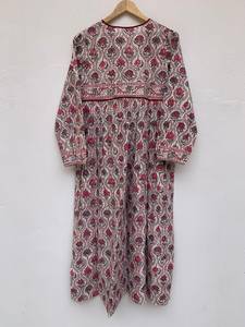 Haute qualité femmes Maxi robe courte sans manches imprimé fleuri Maxi robe caftan pour les femmes grande taille tenue décontracté été Maxi robe - Product Image 2