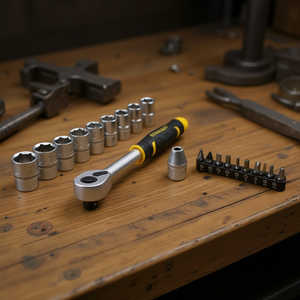 ชุดเครื่องมือประแจวงล้อ Stanley Fatmax 1/2 นิ้ว พร้อมซ็อกเก็ตและชุดดอกไขควง - Product Image 3