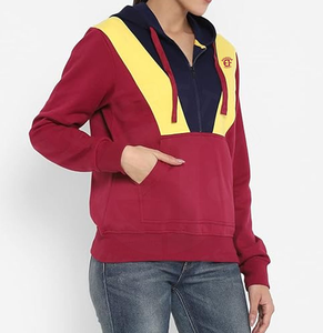 เสื้อกันหนาวมีฮู้ดสำหรับผู้หญิงเสื้อฮู้ดผ้าฝ้ายผลิตตามสั่ง - Product Image 3