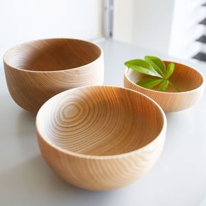 SERVING Wooden <b>Dough</b> <b>Bowl</b> Handmade for Candle, Fruits or Salads Vintage High-Quality Rustic Farmhouse <b>BOWL</b> - Product Image 1