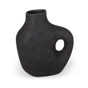 Bol à casserole en fer martelé tendance, écologique, style côtier, couvercle, cuisine moderne, vase à fleurs, pot, tables de Noël, grossiste - Product Image 4
