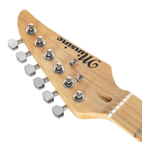 OEM ST Custom Logo Guitarra Electrica DIY Kit 6-String Personalized Basswood Promotional Electric Guitar Tremolo Bridge Maple
