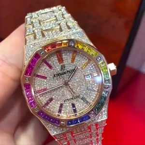 นาฬิกาเพชรปลูกคุณภาพสูงจาก DEF Lab ในราคาโรงงานนาฬิกาเพชรปลูก Iced Out - Product Image 5