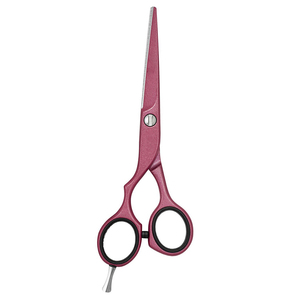 Tijeras de corte de pelo de peluquero de alta calidad, tijera de corte de pelo de belleza de Color granate, tijera de peluquería de acero inoxidable - Product Image 5