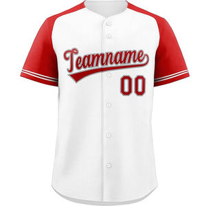 Camiseta Deportiva Personalizada de Béisbol y Sóftbol, Camisetas Deportivas con Bordado Sublimado, Camiseta de Béisbol con Botones, Camiseta de Béisbol de Talla Grande - Product Image 6