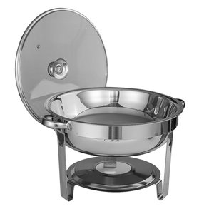 Vente en gros de chauffe-plats personnalisés chauffe-plats en acier inoxydable poli pour buffet de traiteur chauffe-plats au prix le plus bas 2025 - Product Image 1