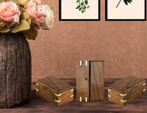 Urne souvenir pour cendres humaines pour décoration commémorative pour adultes bébés animaux de compagnie en bois et métal pour les êtres chers - Product Image 3