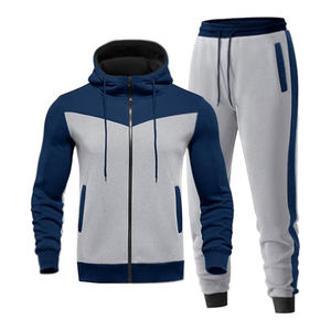 Conjuntos Deportivos Unisex Personalizados, Ajustados, Transpirables, de Talla Grande, para Correr y Hacer Ejercicio, para Adultos, 100% Algodón, Ropa Deportiva de Invierno para Hombre - Product Image 1