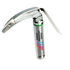 Laringoscopio de fibra óptica de punta flexible McCoy aprobado por CE y ISO, conjunto de tamaño adulto, batería extraíble de clase I de acero eléctrico, 1 año - Product Image 3