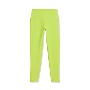 กางเกงเลคกิ้งกีฬาเอวสูงของผู้หญิงกางเกงโยคะระบายอากาศได้เอวยางยืดปิดเอวสีทึบ - Product Image 4