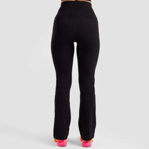 กางเกงออกกำลังกายขาบานสีดำโมเมนตัม - Product Image 3