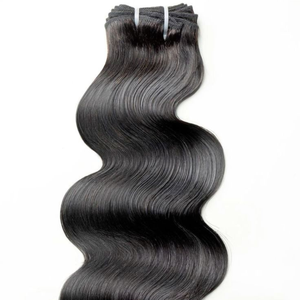 Extensions de cheveux humains vierges Remy indiens 100% avec des extensions ondulées de haute qualité, tissage double trame, toutes les couleurs - Product Image 4