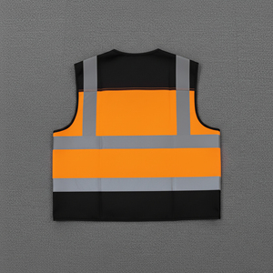 Chaleco de Seguridad de Construcción de Diseño Moderno 2026, ANSI/EN ISO CLASE 2, Personalizado, Alta Visibilidad, Reflectante, con LED Intermitente, Impermeable para Hombre - Product Image 4