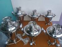 Samovar en laiton pour le thé Hadrami et le thé russe Zavarka fabriqué en inde prix de gros