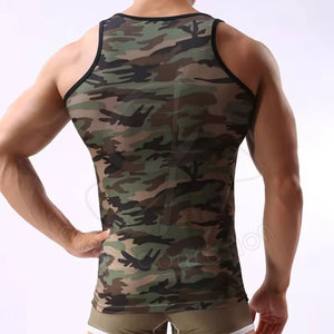 ชุดบอดี้สูทแขนกุดสำหรับผู้ชายชุดเล่นเพาะกายใส่สบายออกแบบได้ตามต้องการ - Product Image 3