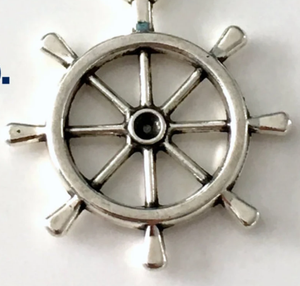 Argent Corde Ancre Voilier Mariner's Compass Sail Boat Rutter Ship Wheel Best Nautique Ship Wheel Handmade Decor - Product Image 2
