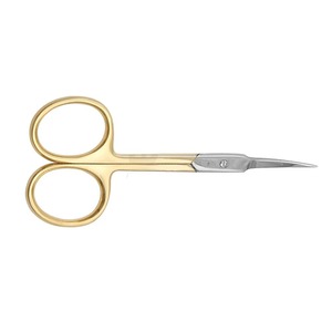 Ciseaux à cuticules de haute qualité en gros, pointe en flèche, acier inoxydable, ciseaux à ongles, lame incurvée, manche en céramique, logo personnalisable - Product Image 4