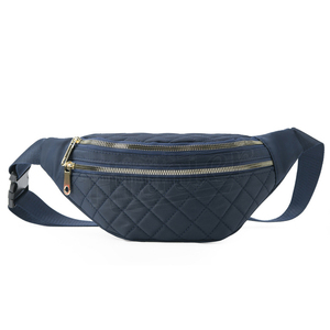 กระเป๋าคาดอกสำหรับผู้ชายและผู้หญิงกระเป๋าคาดอกสีดำพร้อมแท่นรัดหน้าอกด้านหน้าปรับสายหนังได้โลโก้แฟชั่นกลางแจ้ง - Product Image 5