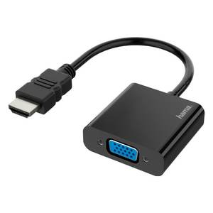 Connecteurs et convertisseurs vidéo VGA vers HDMI noirs, modèle 00200343 - Product Image 1