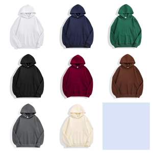 Sweats à capuche légers 280GSM sweats unisexes en coton vêtements décontractés confortables fourniture directe en usine de logo personnalisé en gros - Product Image 3