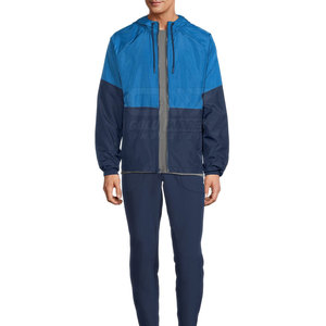 Traje cortavientos con logotipo personalizado de alta calidad hecho en Pakistán, chándales de precio barato al por mayor para hombres - Product Image 1