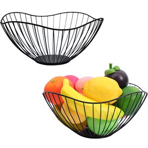 Canasta de Almacenamiento de Hierro Estilo Frutero, Contenedor de Frutas para Cocina y Mesa, Tazón de Hierro al por Mayor - Product Image 6