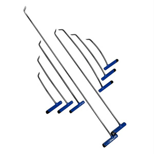 Edición Zanfora, 8 piezas, punta afilada de curva única, herramientas PDR izquierda y derecha, varillas de reparación de abolladuras sin pintura, acero inoxidable - Product Image 2