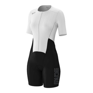 Traje de Triatlón para Mujer, Negro y Blanco, Spandex/Nailon, Transpirable, Ligero y de Secado Rápido - Product Image 1