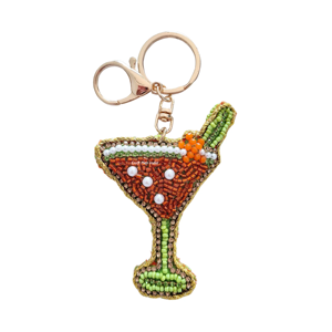 Chaîne d'accessoires de sac d'été léger, style bohème, de luxe, brodée à la main et perlée, avec logo couleur personnalisé, pour voyage en Inde - Product Image 4