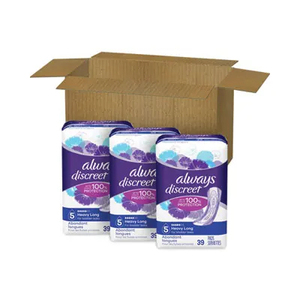 Coussinets d'incontinence toujours discrets pour femmes, forte absorption, 48 pièces - Product Image 6