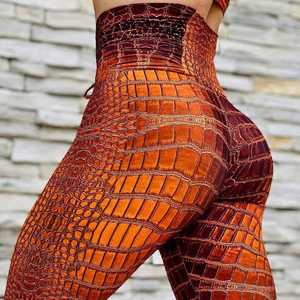 Pantalones de yoga sin costuras lavados con arena y cintura en V, mallas de entrenamiento de cintura alta con control de barriga y levantamiento de glúteos - Product Image 2