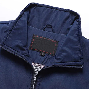 Sudadera con capucha y cremallera de algodón de forro polar técnico para hombre, personalizada al por mayor, con logo, estilo oversize, para invierno - Product Image 3