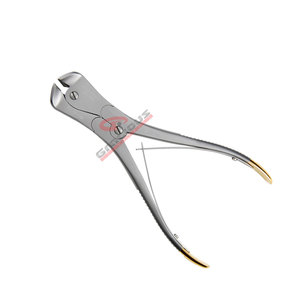 เข็มผ่าตัดออร์โธปิดิกส์และเครื่องตัดลวดแบบแมนนวลทำจากสเตนเลสสตีลขนาด8" - Product Image 1