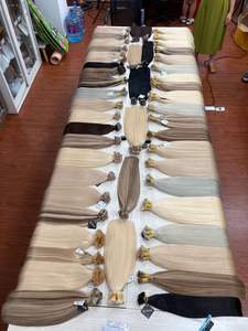 100% paquets de cheveux humains vierges non transformés vierges cuticules alignées armure de cheveux péruviens cheveux bruts - Product Image 4