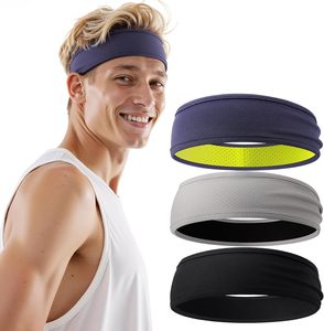 Bandeau de sport unisexe 100% coton antidérapant pour la course à pied, le cyclisme, le yoga, le tennis, la salle de sport - Protection professionnelle Bandeaux de sport - Product Image 1
